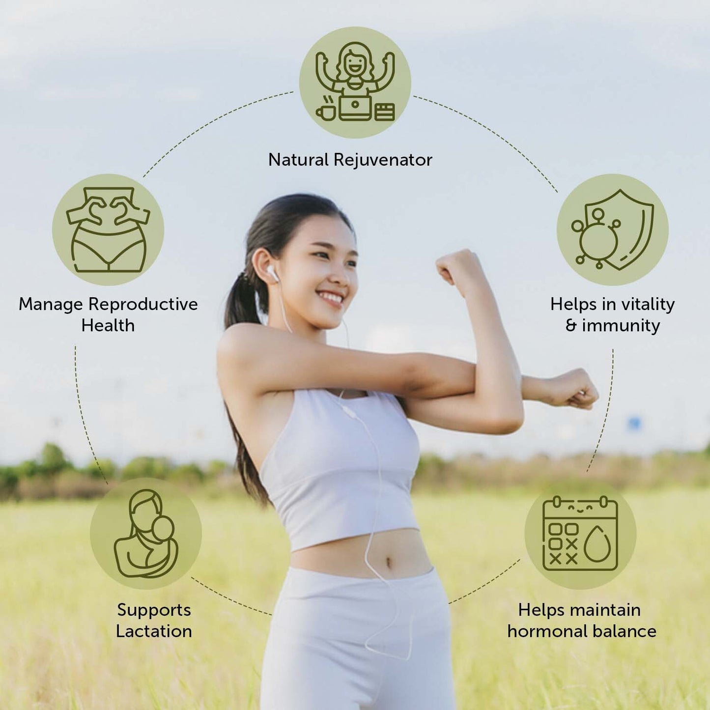Ayurvedic Shatavari Tablets - Helps Maintain Women Hormonal Balance, Boost Immunity and Strength - 60 Tablets Ayurvedic Shatavari Tablets - Helps Maintain Women Hormonal Balance, Boost Immunity and Strength - 60 Tablets