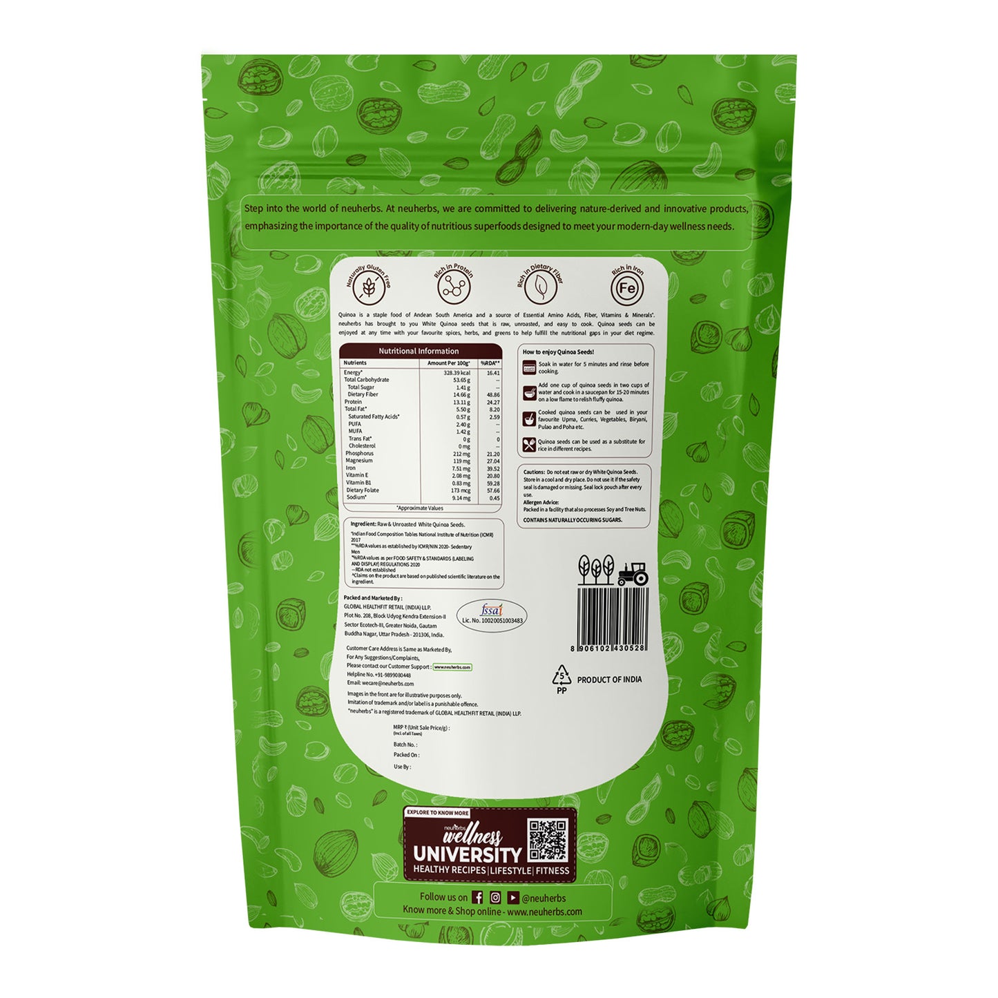 Unroasted White Quinoa Seeds for Weight Loss & Strong Bones Unroasted White Quinoa Seeds for Weight Loss & Strong Bones