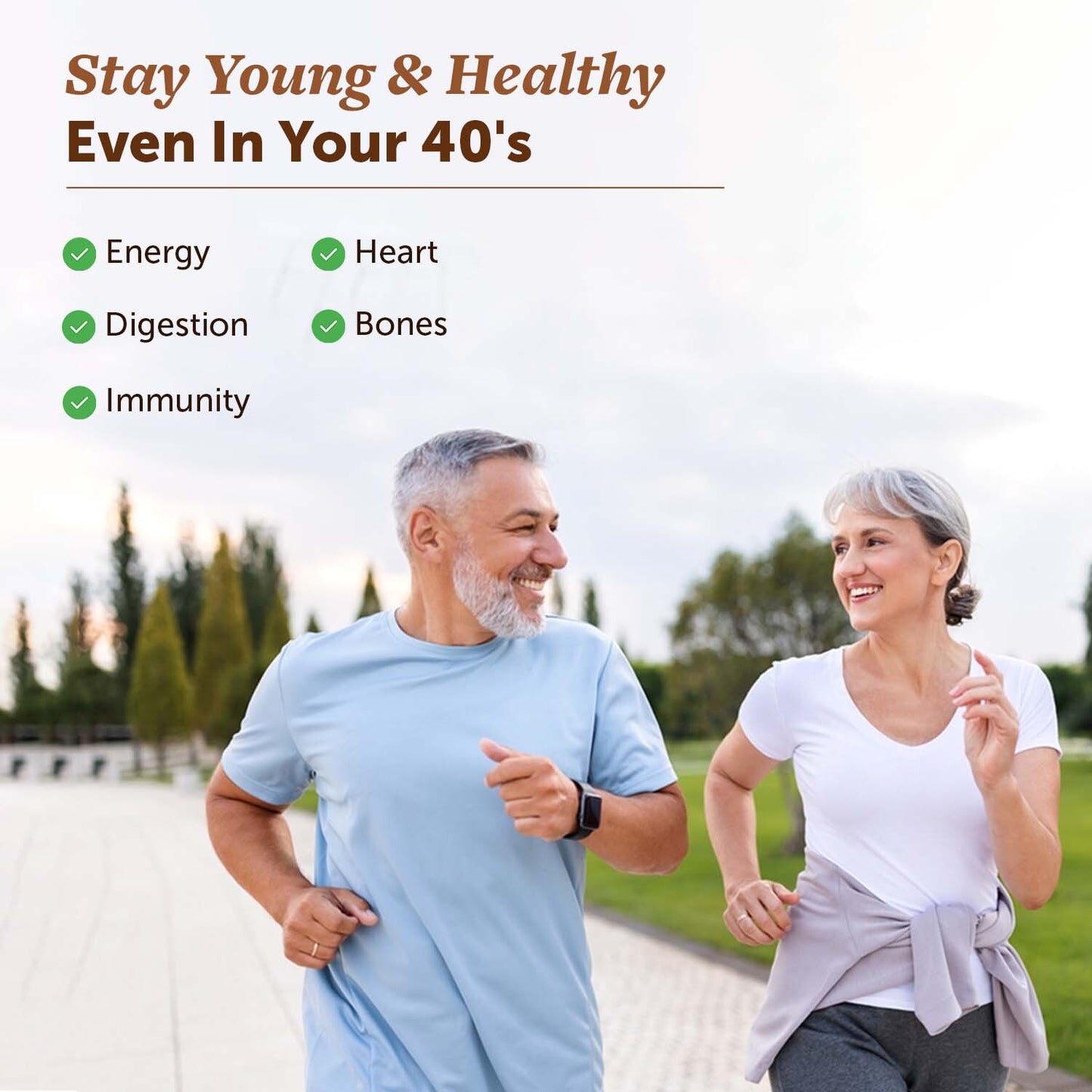 True Multivitamin Adult 40+ Tablets - Immunity, Energy, Digestion Immunity and Energy Multivitamins for Adults 40+