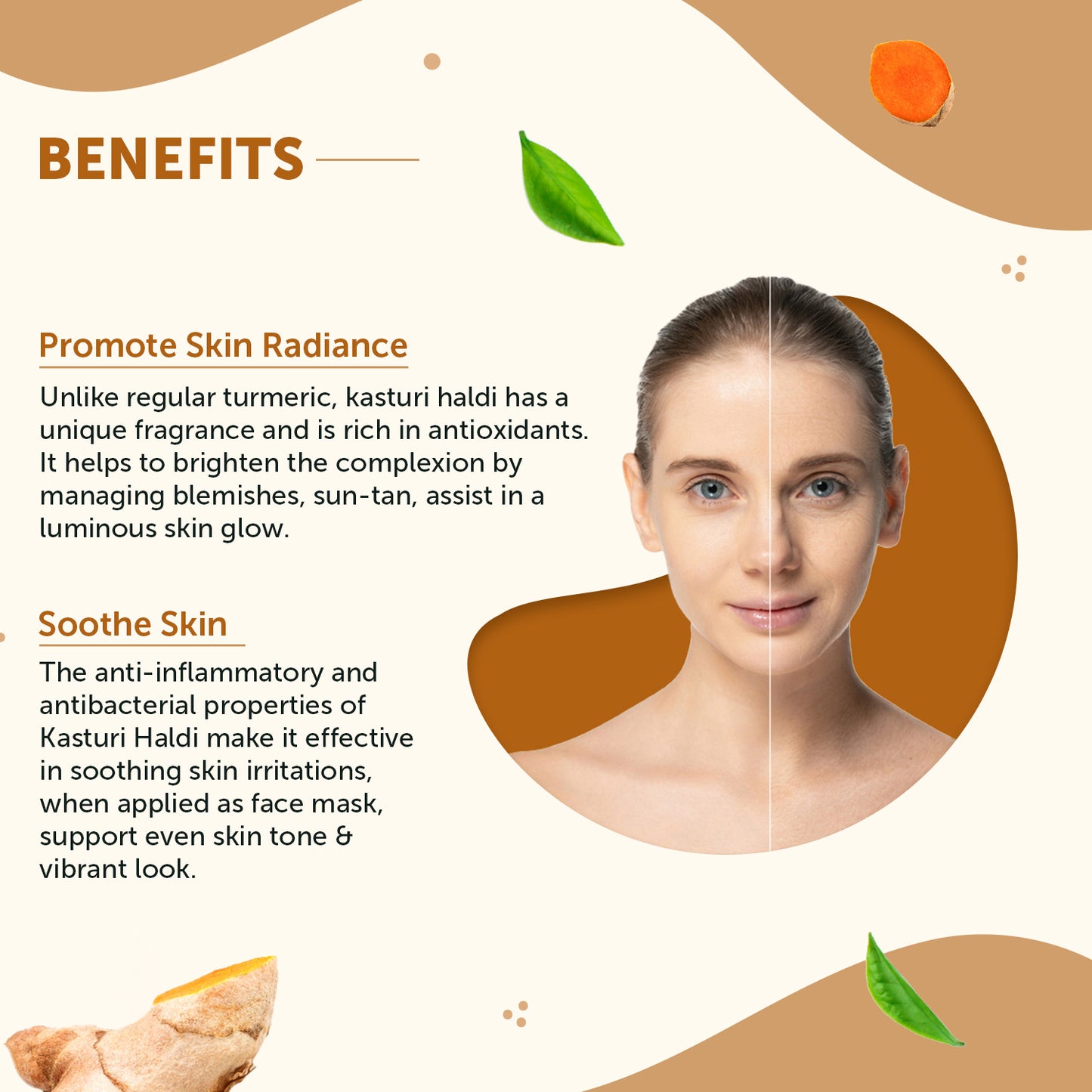 Kasturi Haldi Powder 100g – Natural Care for Glowing Skin Kasturi Haldi Powder 100g – Natural Care for Glowing Skin