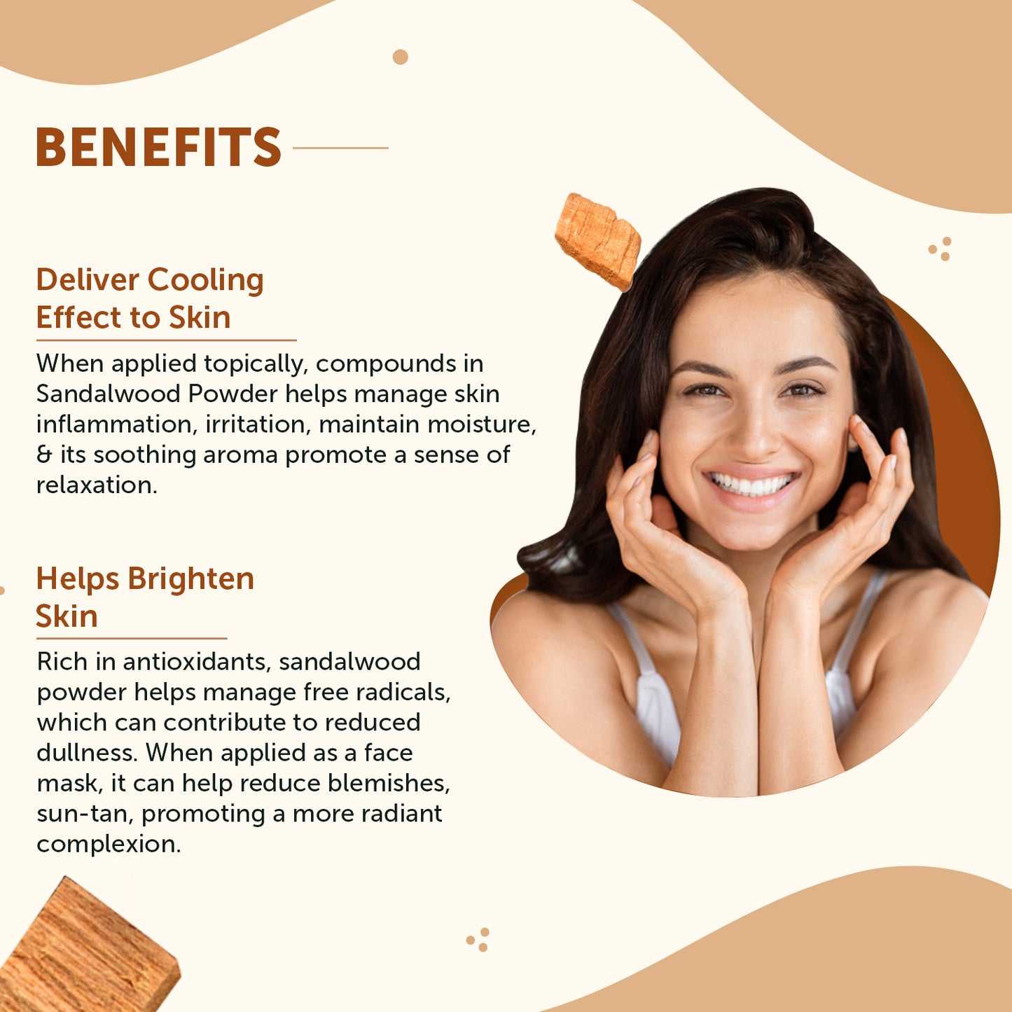 Premium Sandalwood Powder 100g for Radiant Skin Premium Sandalwood Powder 100g for Radiant Skin