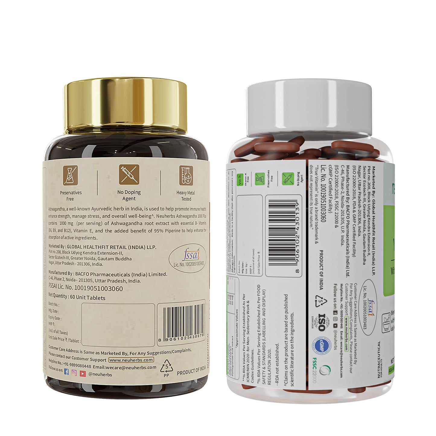 True Vitamin 60 Tablets & Ashwagandha 1000 Plus 60 Tablets Combo True Vitamin 60 Tablets & Ashwagandha 1000 Plus 60 Tablets Combo