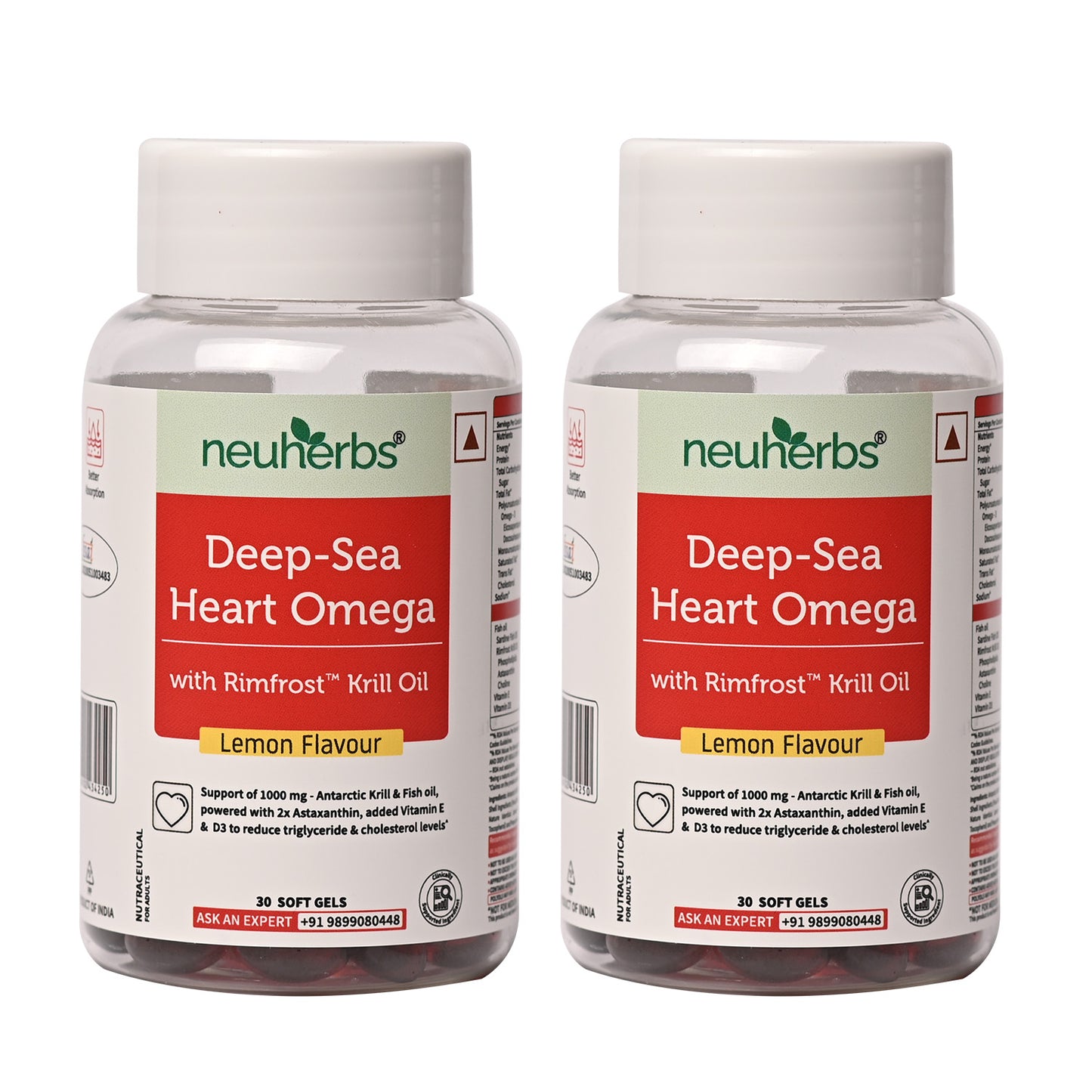 Deep-Sea Heart Omega With Rimfrost™ Krill Oil Capsules Deep-Sea Heart Omega With Rimfrost™ Krill Oil Capsules