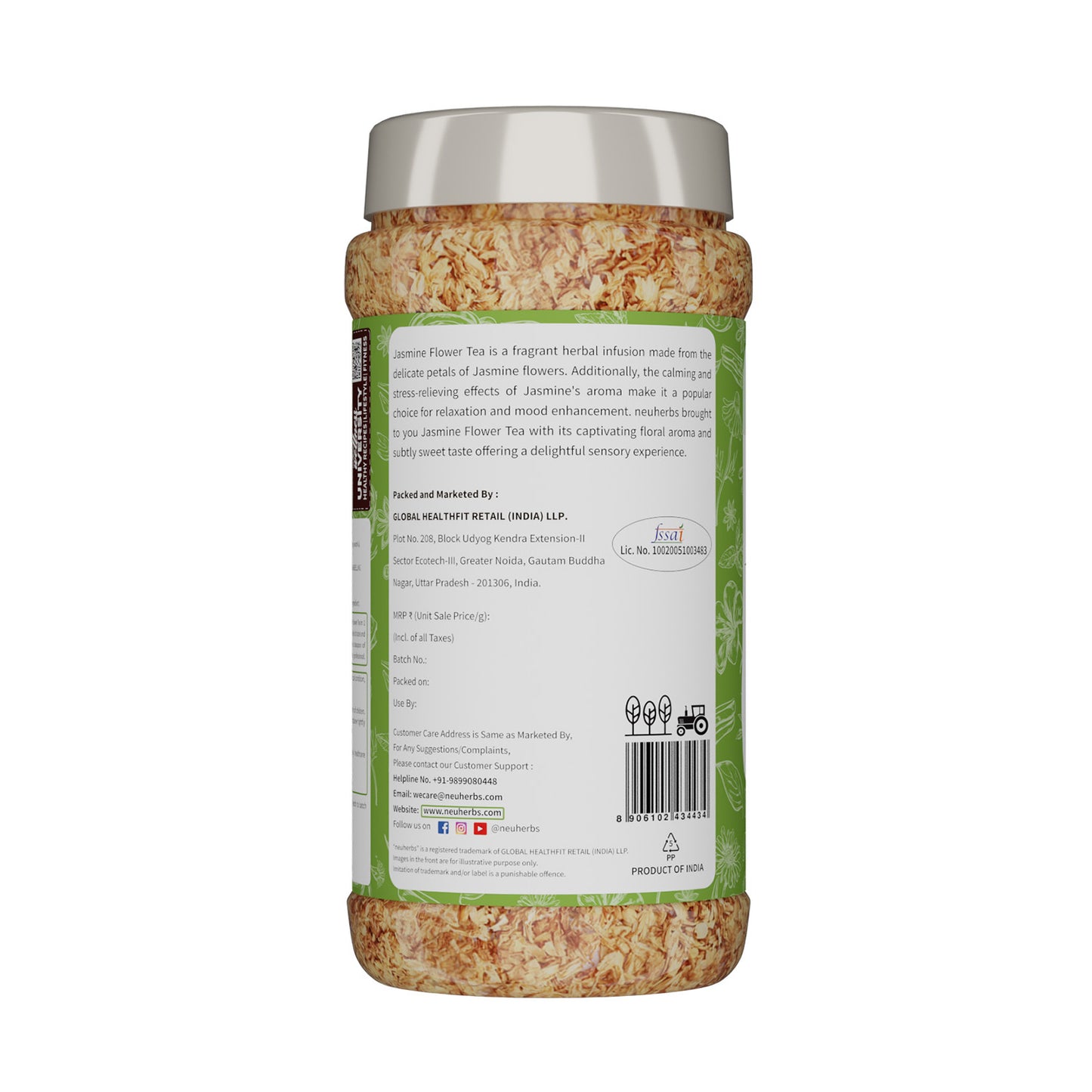 Jasmine Flower Tea For Calm Mind and Body Relaxation - 30 gm Jasmine Flower Tea For Calm Mind and Body Relaxation - 30 gm