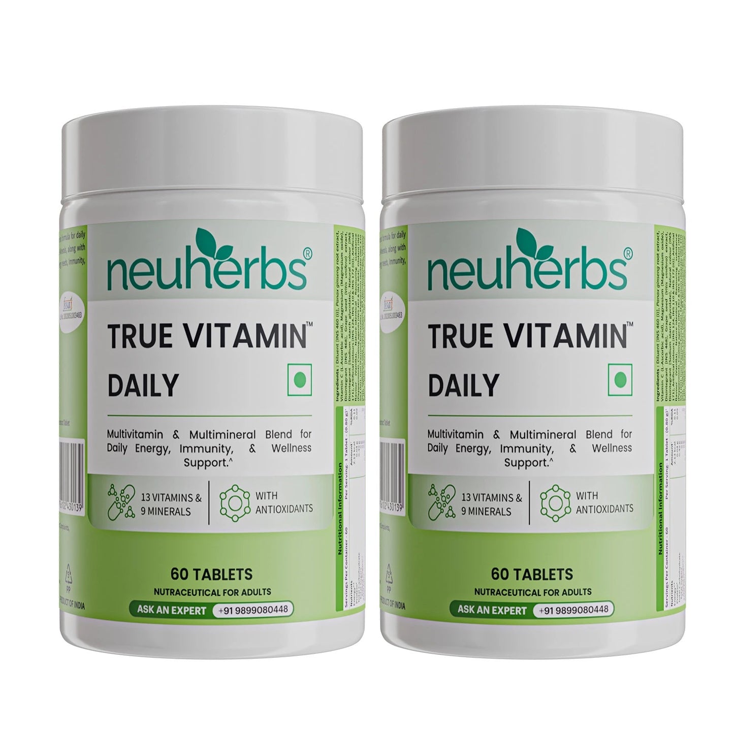 Neuherbs True Vitamin Daily Tablets Neuherbs True Vitamin Daily Tablets