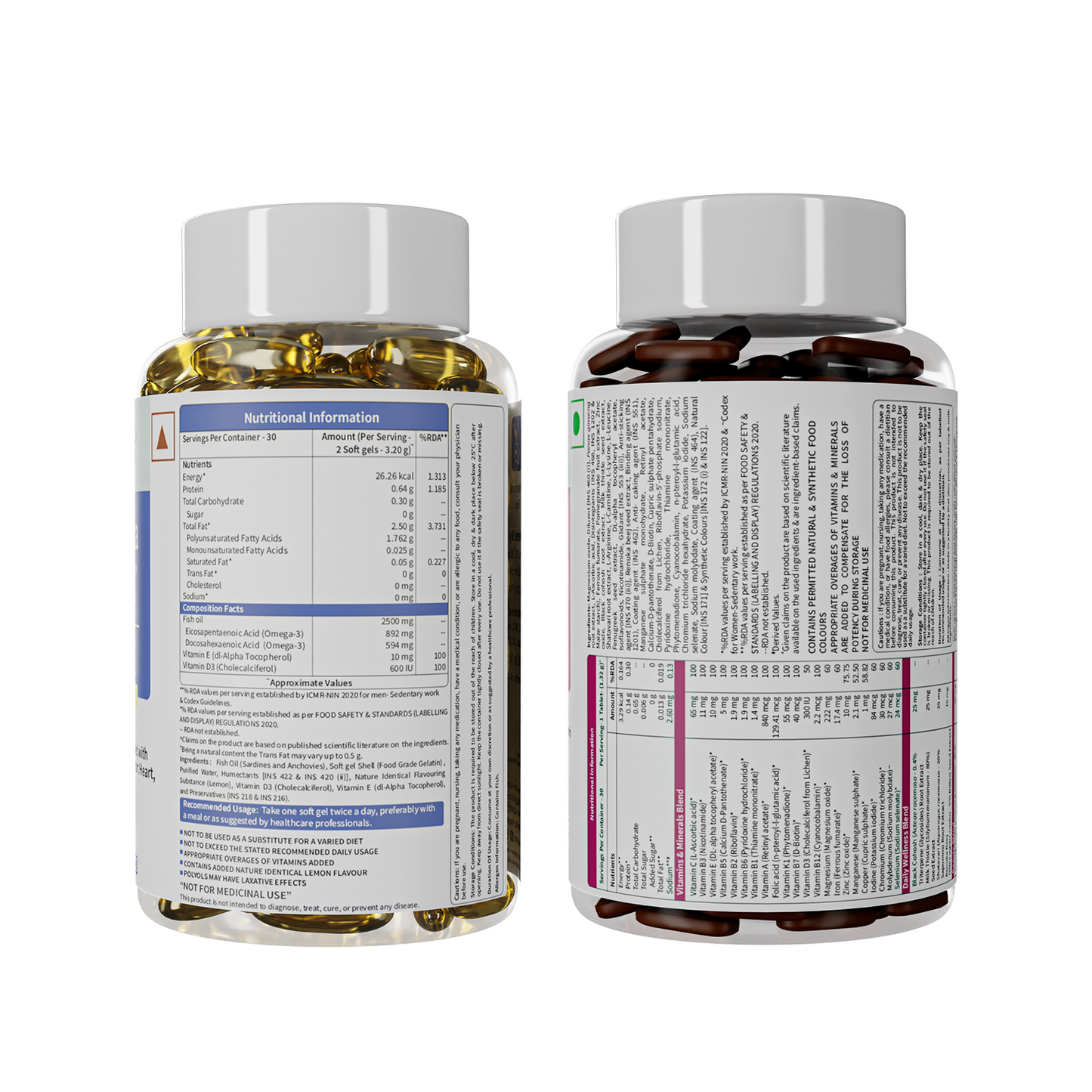 Couple’s Wellness Pack– Deep Sea Fish Oil Omega-3 & Multivitamin Women Couple’s Wellness Pack– Deep Sea Fish Oil Omega-3 & Multivitamin Women