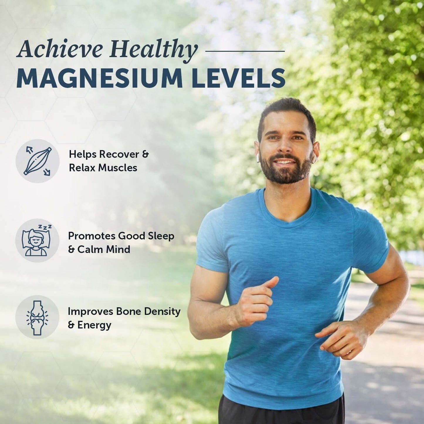 True Magnesium Tablets - Relax Muscles & Mind, Support Bones magnesium glycinate tablets