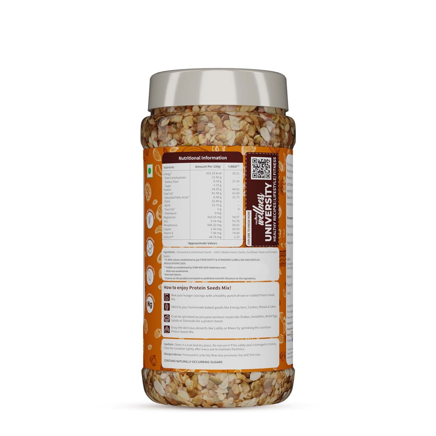 Protein Seeds Mix - Rich in Protein, Dietary Fiber, Magnesium Protein Seeds Mix - Rich in Protein, Dietary Fiber, Magnesium