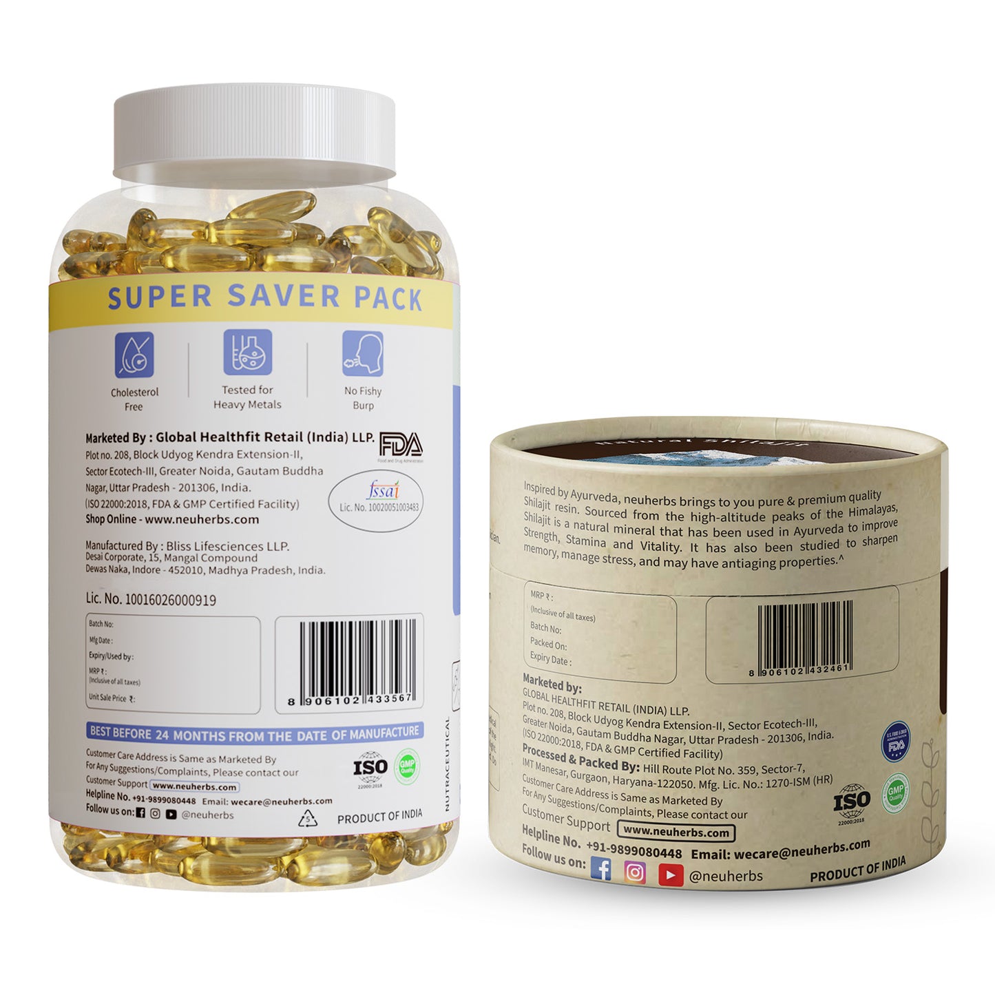 Deep Sea Fish Oil Capsules For Muscles With Free Shilajit Resin Deep Sea Fish Oil Capsules For Muscles With Free Shilajit Resin