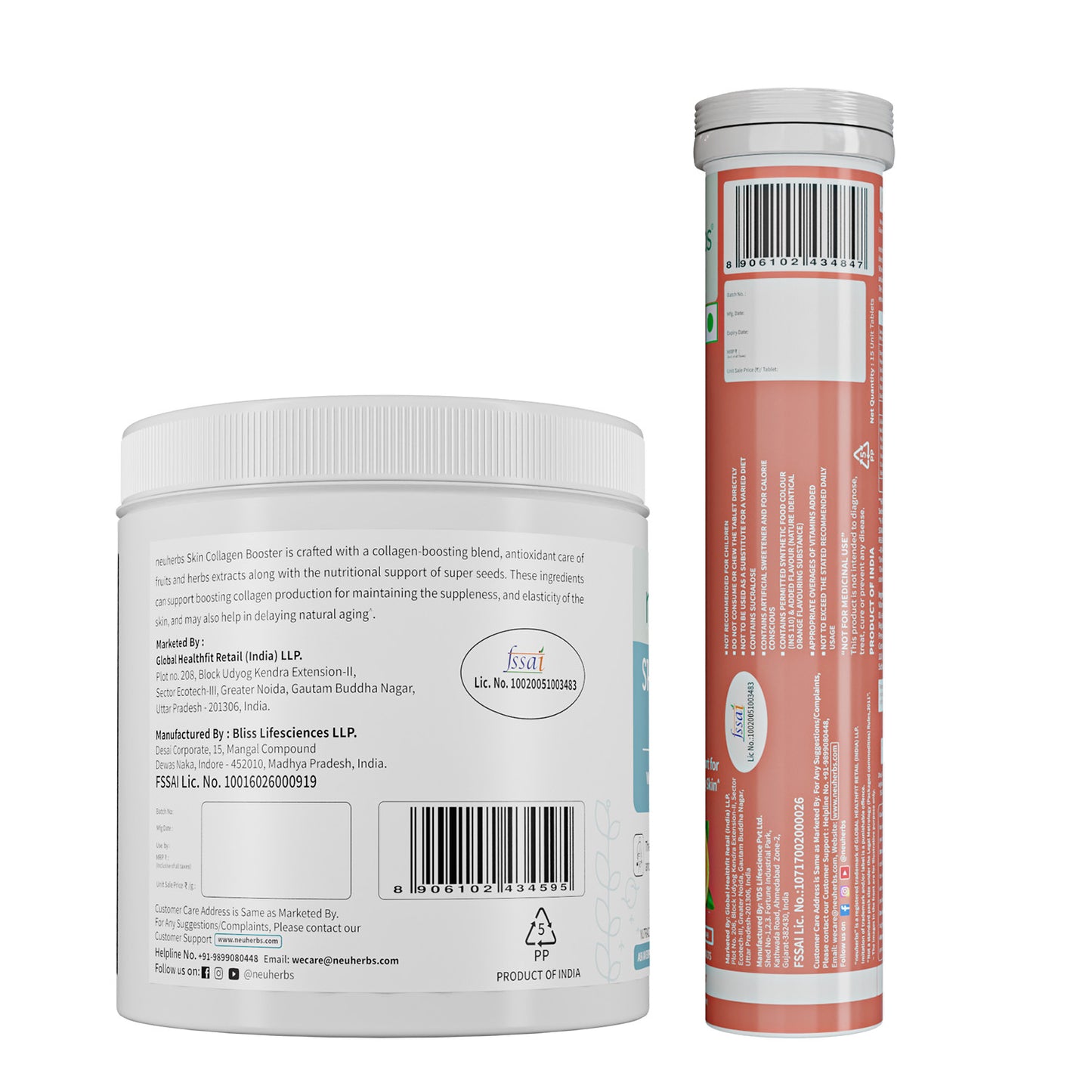 Radiant Skin Combo: Collagen & Glutathione Tablets Radiant Skin Combo: Collagen & Glutathione Tablets