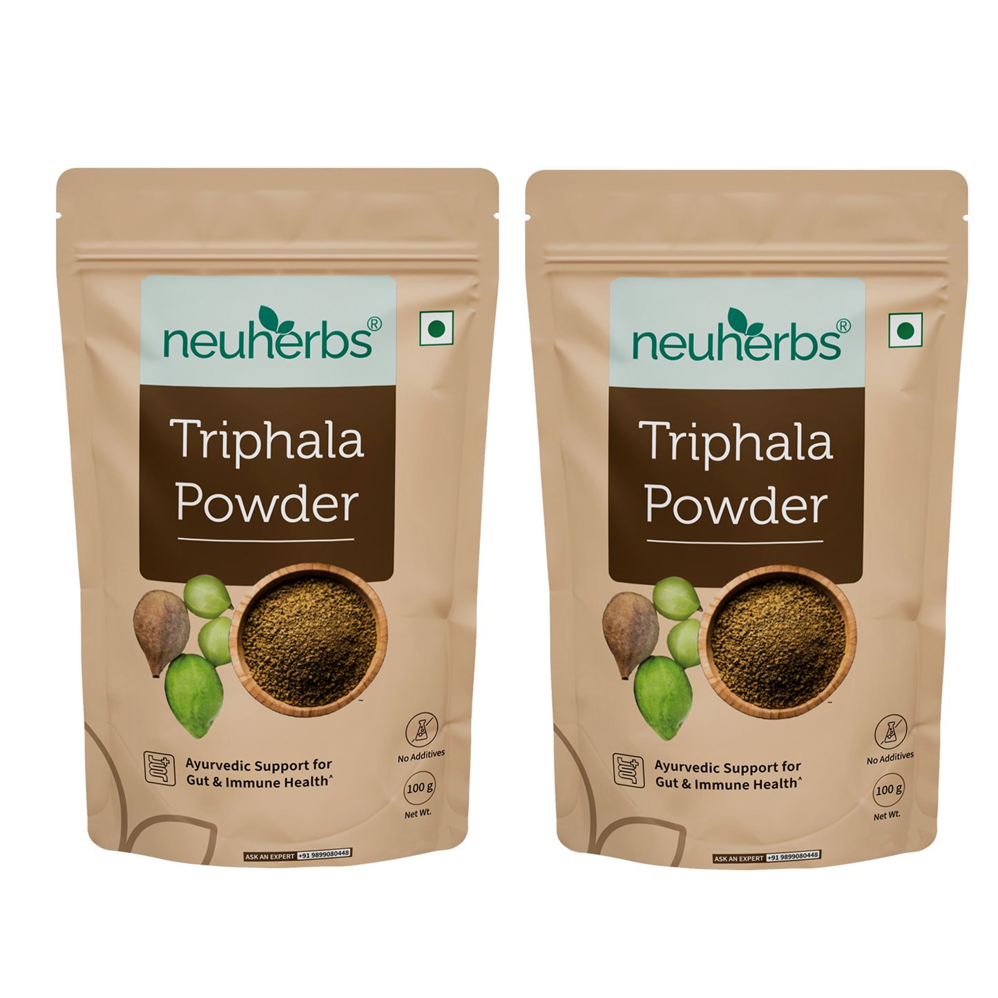 Organic Triphala Powder: Boost Digestion & Immunity Neuherbs Triphala powder for digestion and immunity support