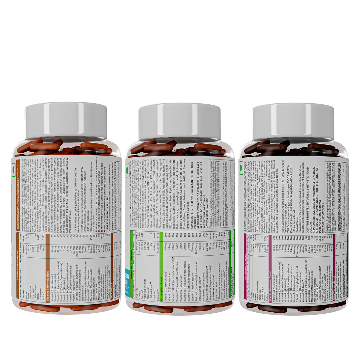 True Vitamin 60 Tablets & True Vitamin Women 30 Tablets & True Vitamin Adults 40+ 45 Tablets Combo true multivitamin men & women capsule