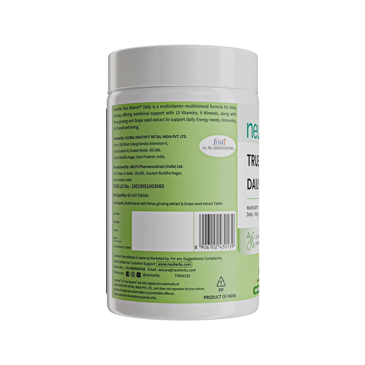 Neuherbs True Vitamin Daily Tablets Neuherbs True Vitamin Daily Tablets