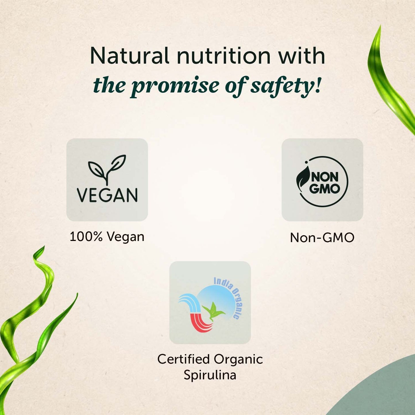 Organically Certified Spirulina Tablets for High Energy, Immunity and Weight Management for Men and Women Organically Certified Spirulina Tablets for High Energy, Immunity and Weight Management for Men and Women