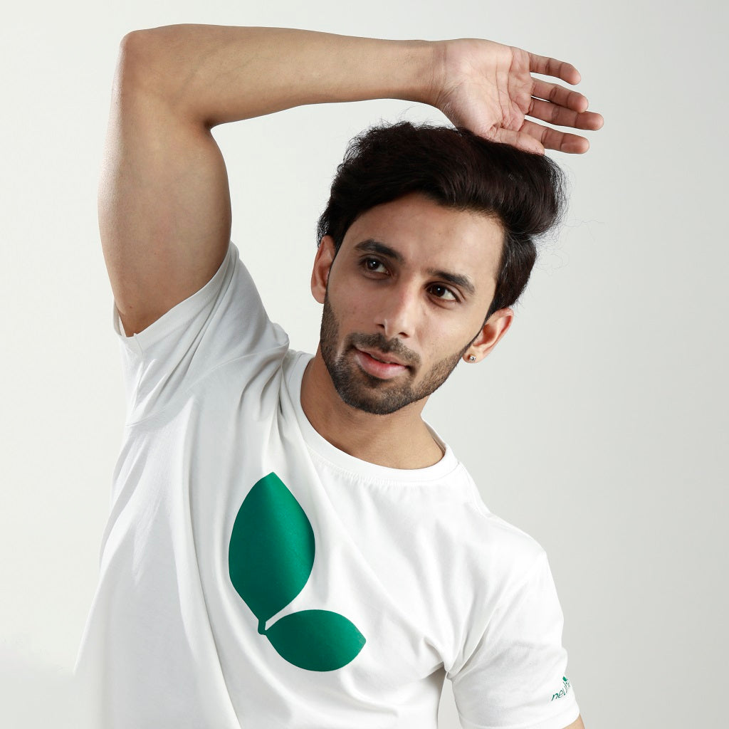 neuherbs White Cotton T-shirt neuherbs White Cotton T-shirt