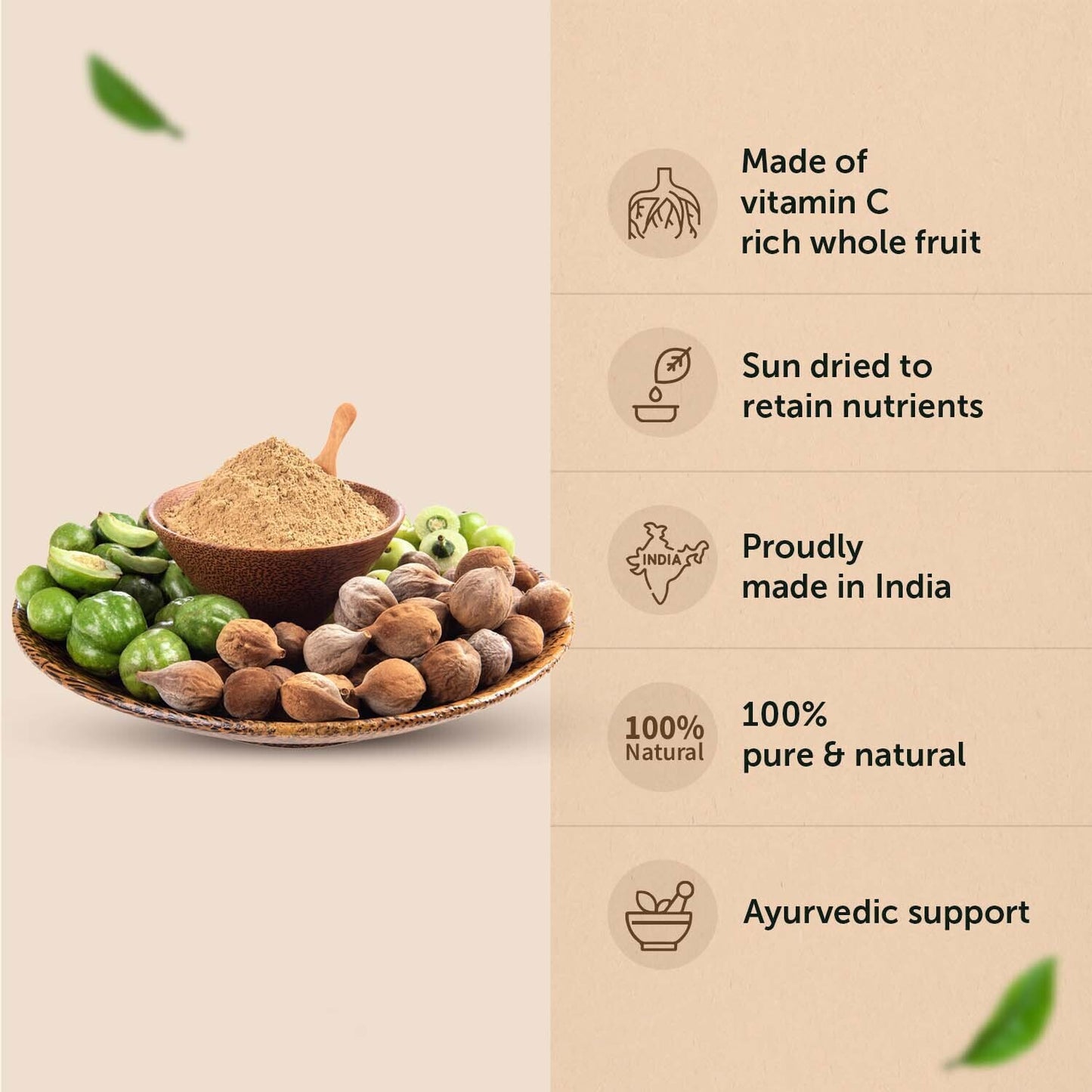 Organic Triphala Powder: Boost Digestion & Immunity Triphala powder mixed in warm water