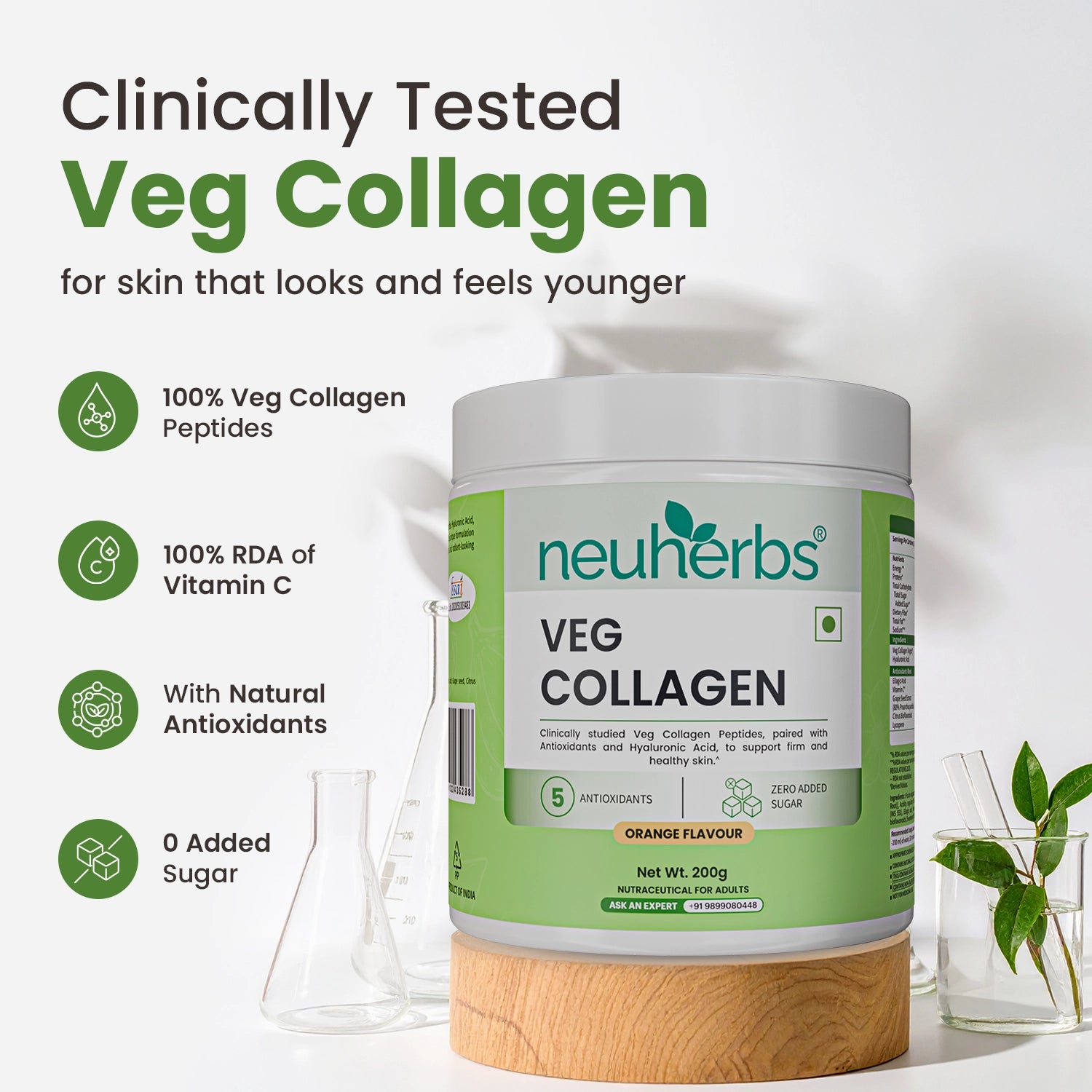 Neuherbs Veg Collagen Powder with Antioxidants image 2