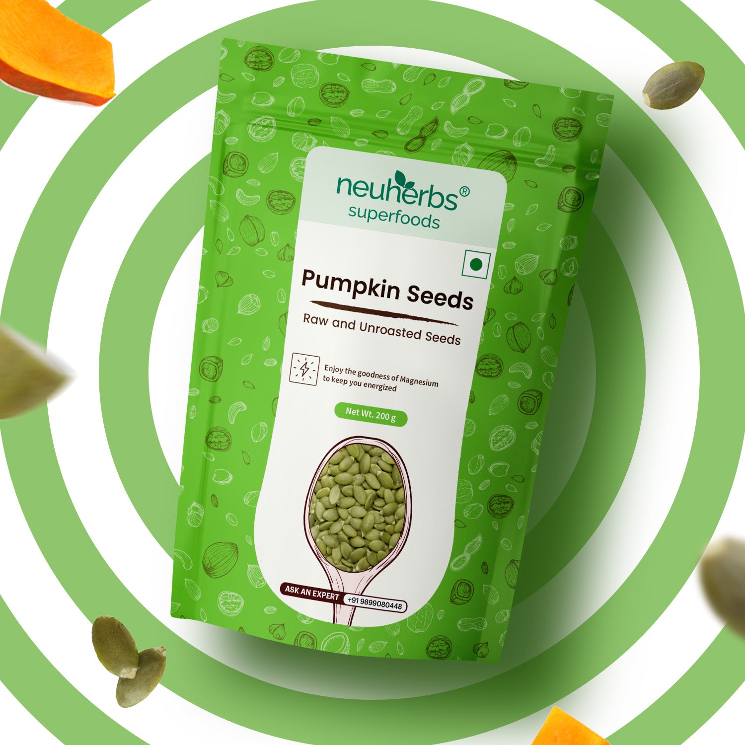 Pumpkin Seeds 200g For Optimal Health