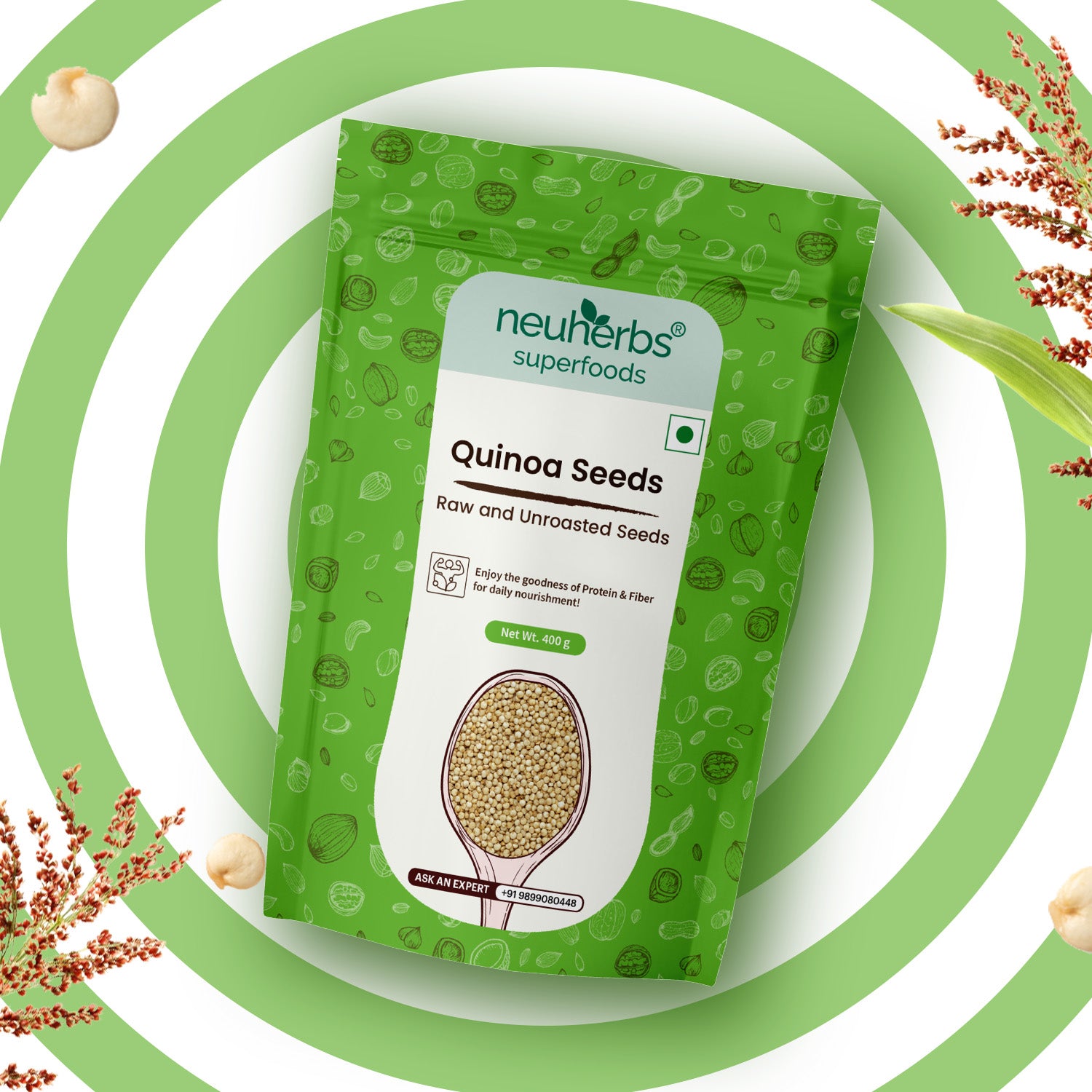 Unroasted White Quinoa Seeds for Weight Loss & Strong Bones image 5