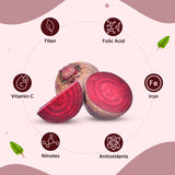 Natural Beetroot Powder For Youthful Skin - Improves Skin  Health And Energy, Rich In Antioxidants - 100 gm