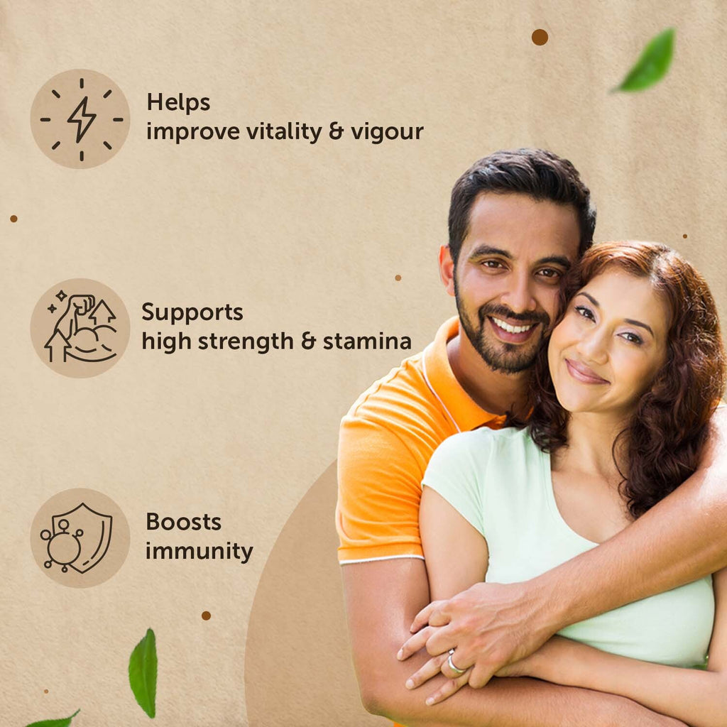 Ayurvedic Gokshura Tablet For Men Wellness - Improves Vitality & strength, Helps Boost Testosterone Levels - 60 Tablets