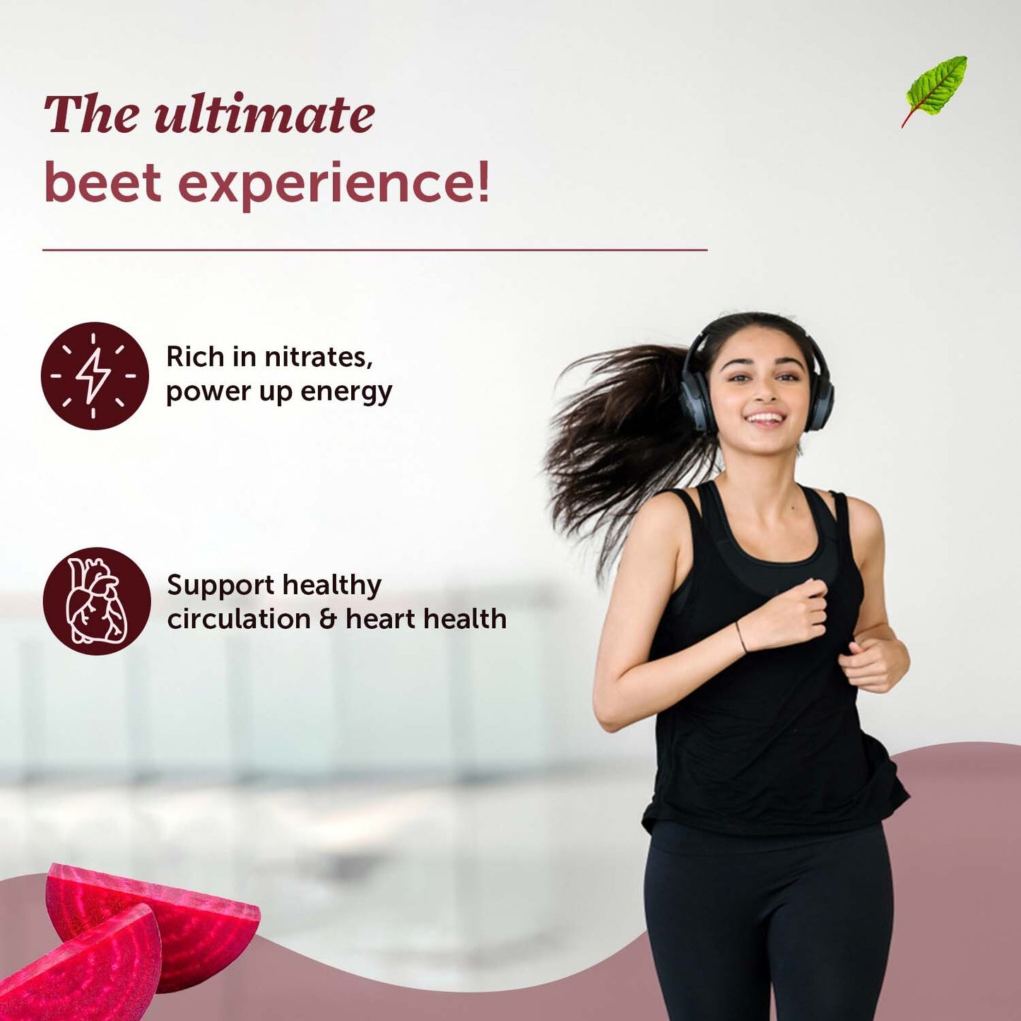 Pure Beetroot Powder 100 gm for Youthful Skin & Hair