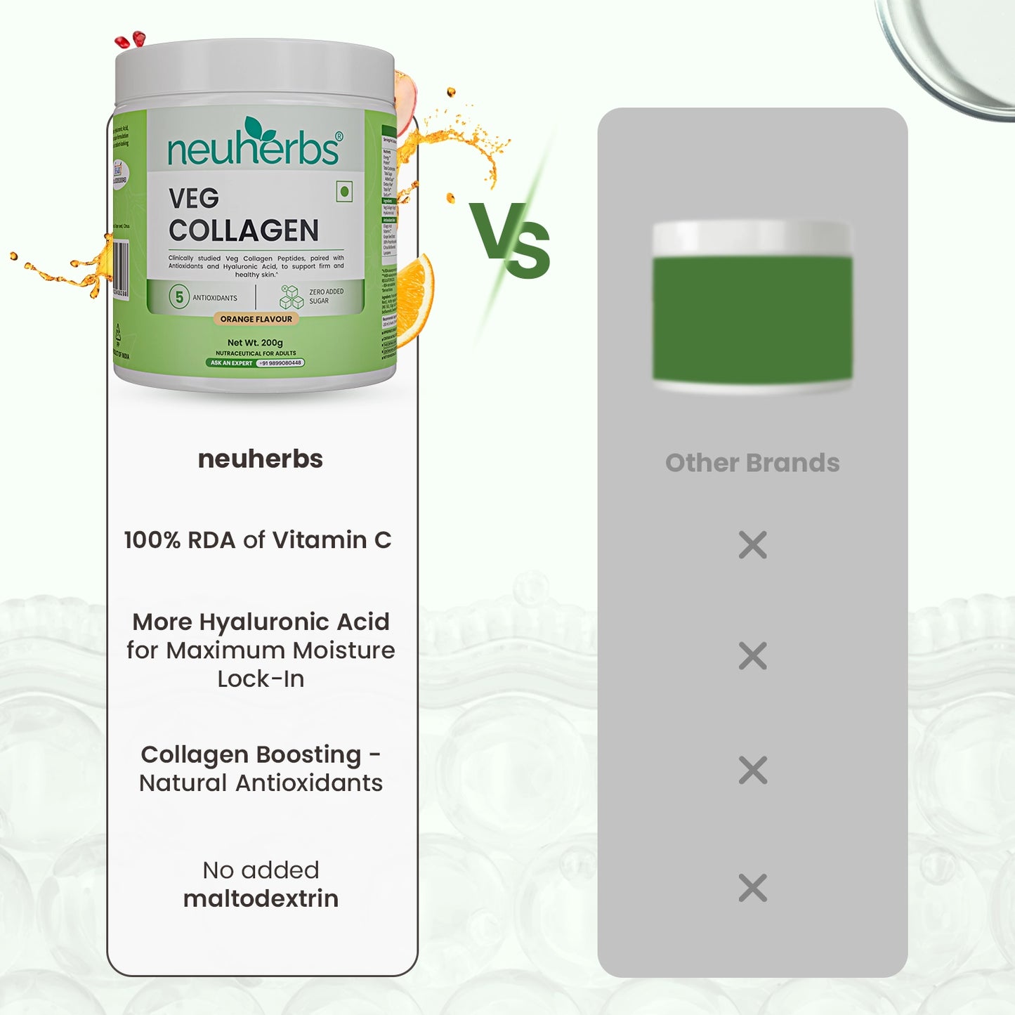Neuherbs Veg Collagen Powder with Antioxidants