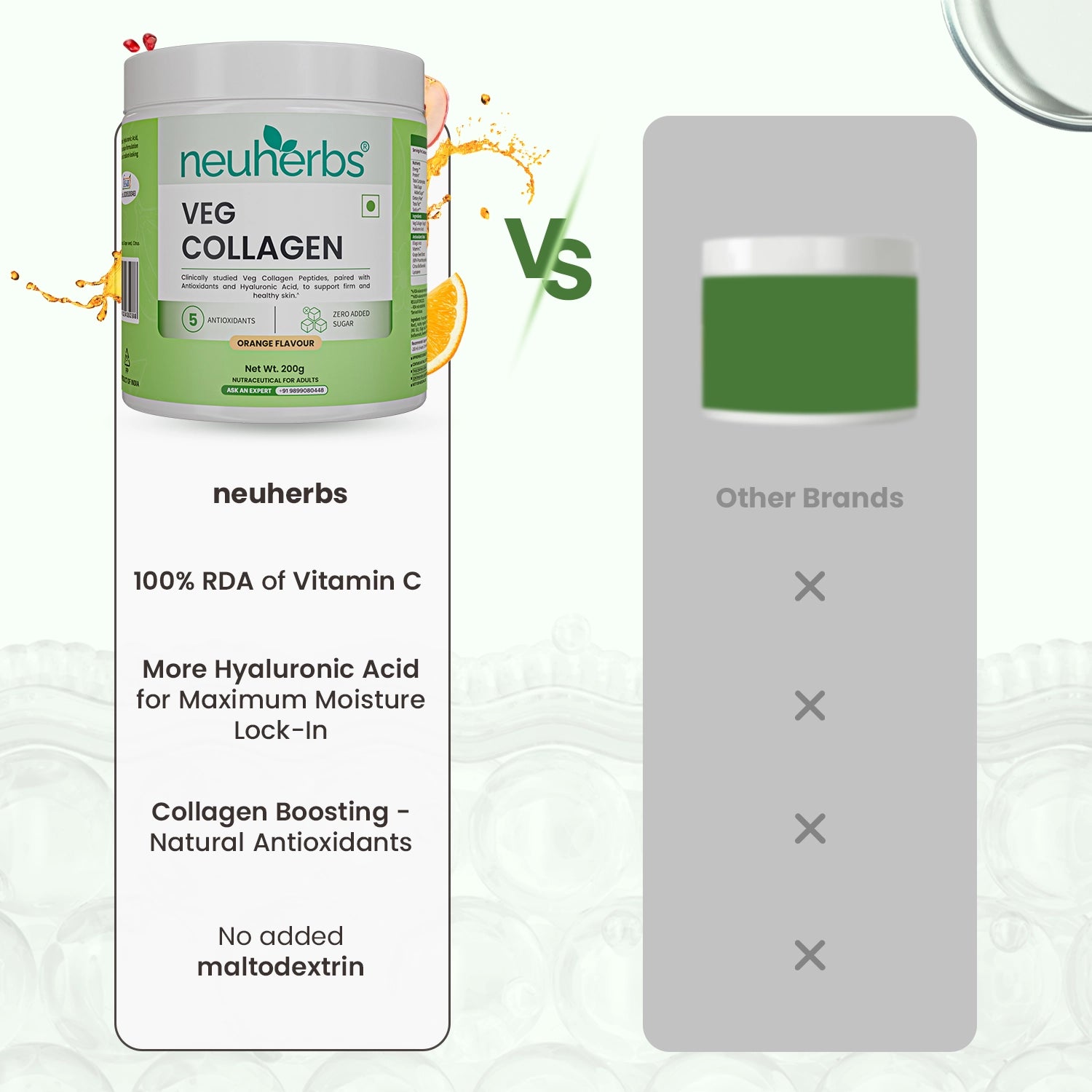 Neuherbs Veg Collagen Powder with Antioxidants