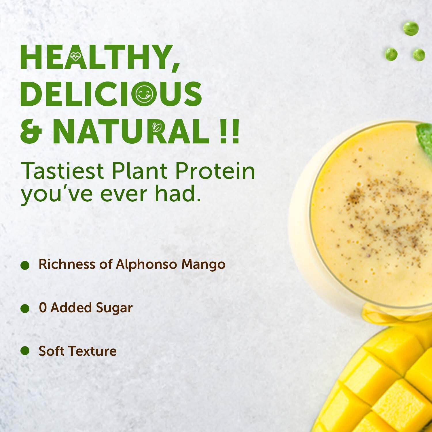 True Plant Protein Powder with Omega-3 – 24g Protein Per Serving image 5
