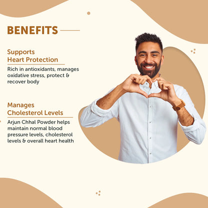 Natural Arjun Chhal Powder to Boost Heart Health