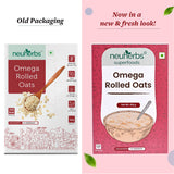 Natural Omega Rolled Oats for Weight Management With Gluten Free for Men and Women