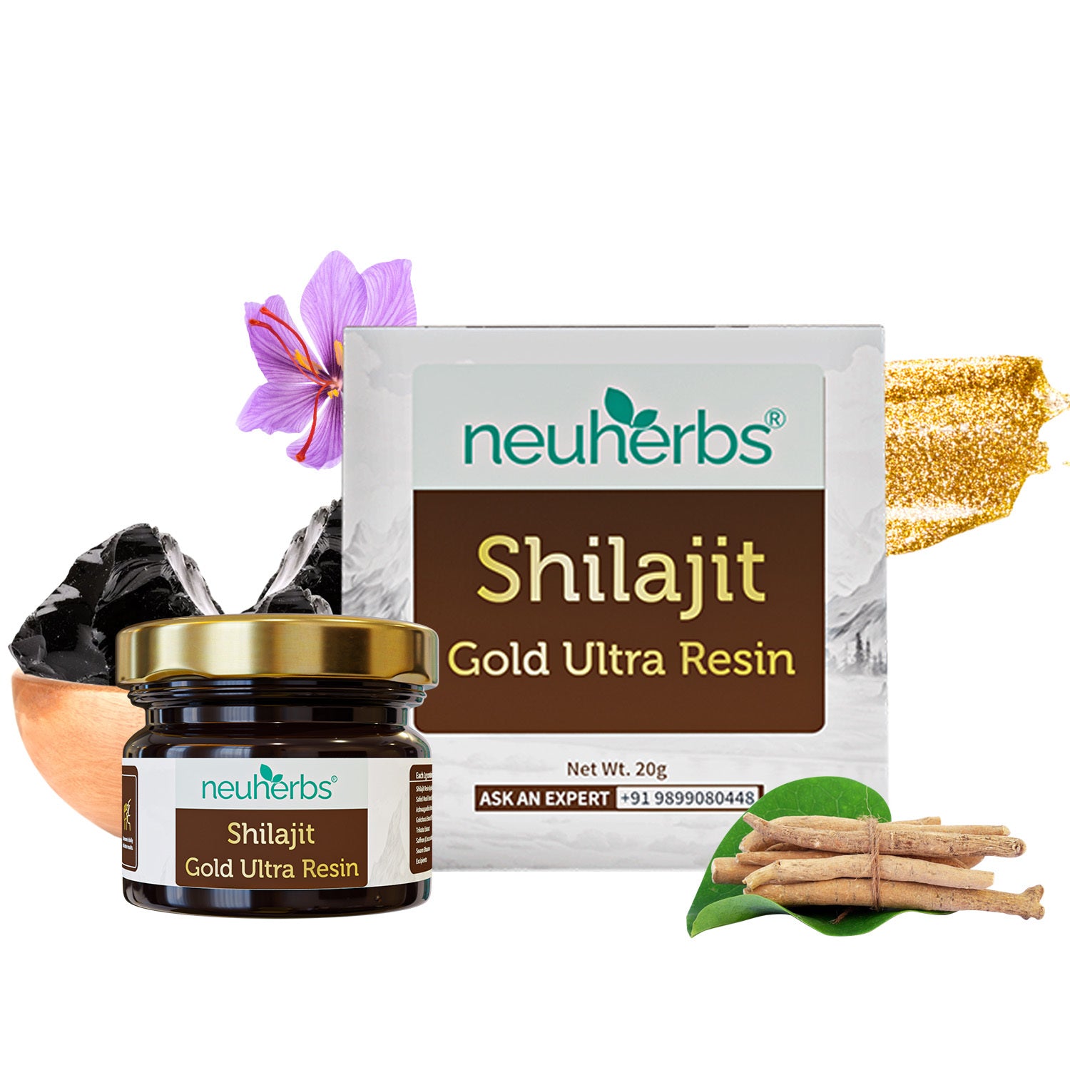 Shilajit Gold Ultra Resin 20g - Powerful Stamina Booster image 1