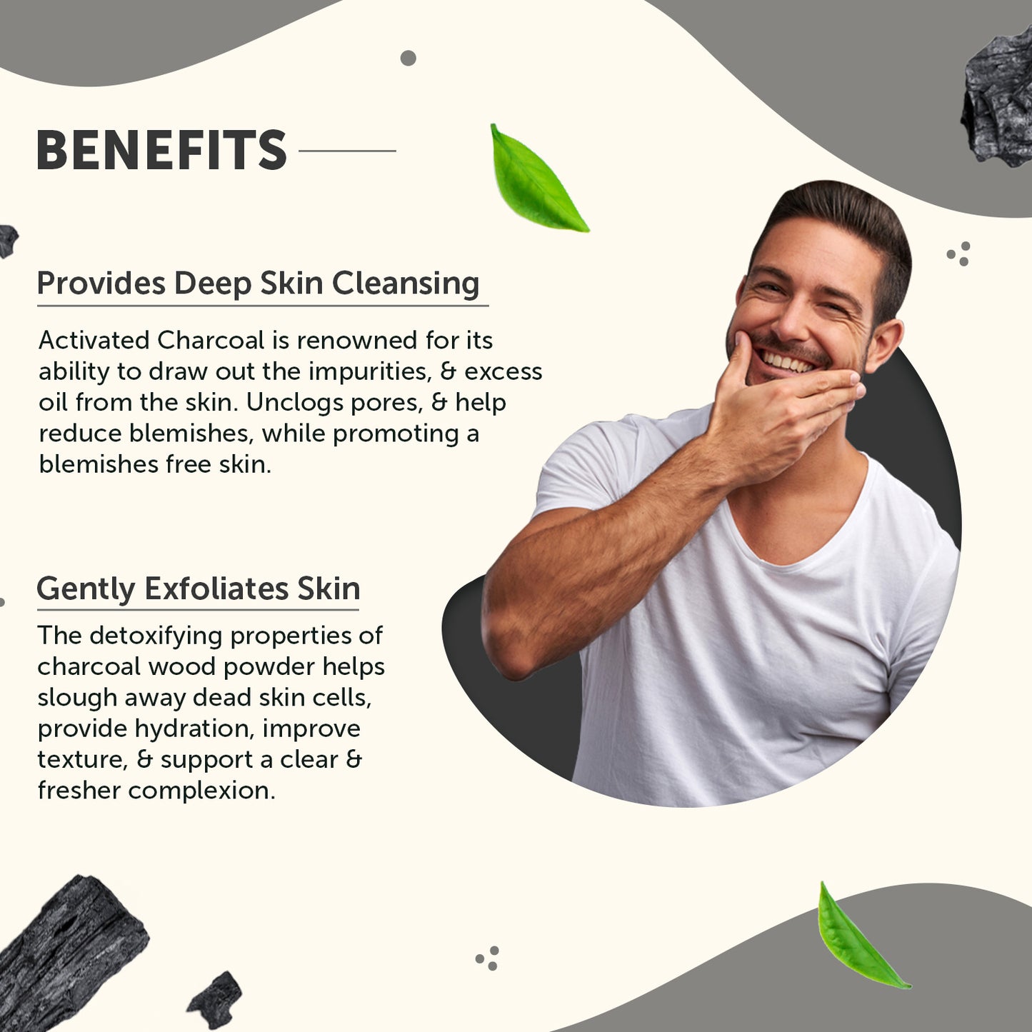 100% Pure Activated Charcoal Wood Powder 100g for Skin Cleansing