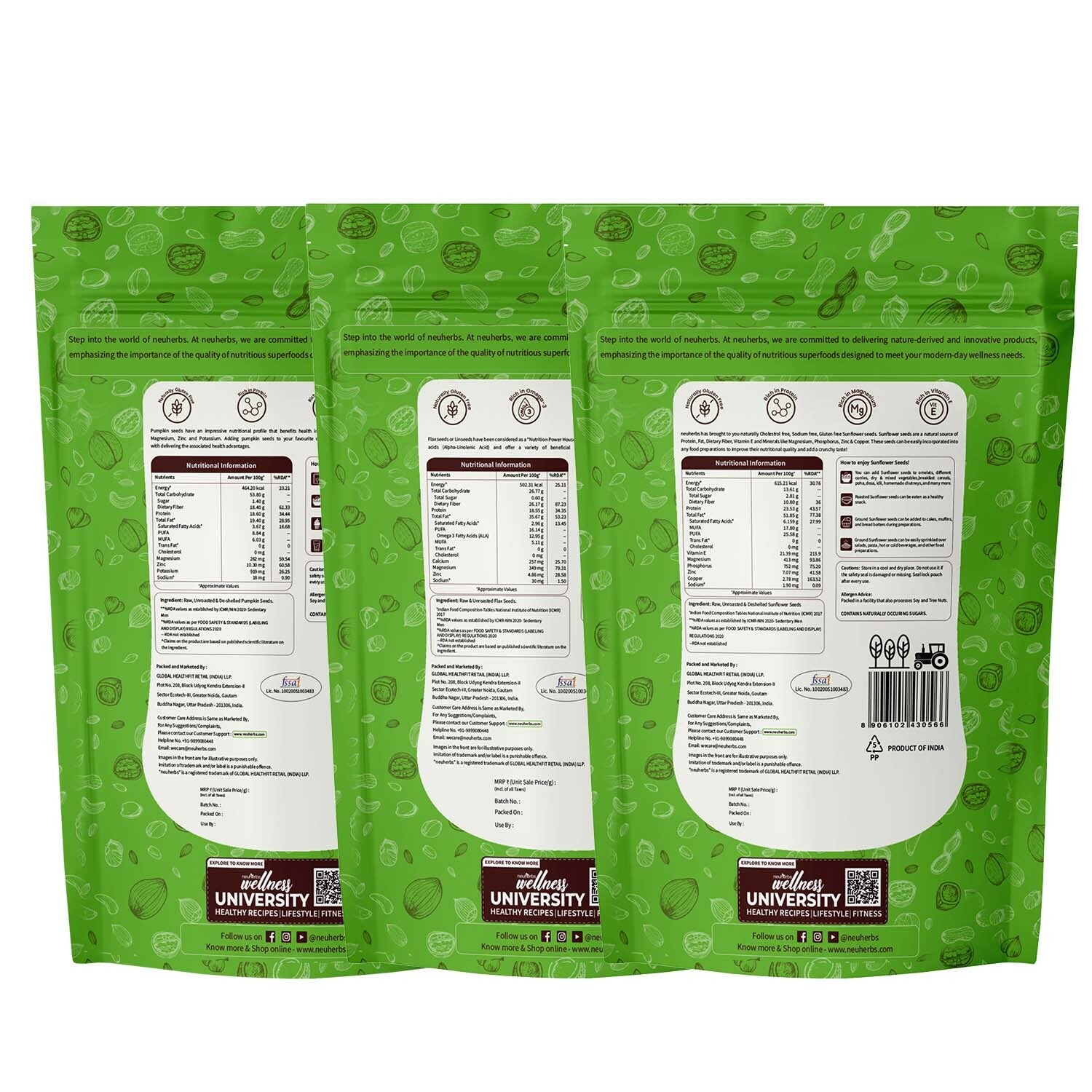 Super Seeds Mix: Pumpkin, Sunflower & Flax for Heart, Brain & Joints image 5