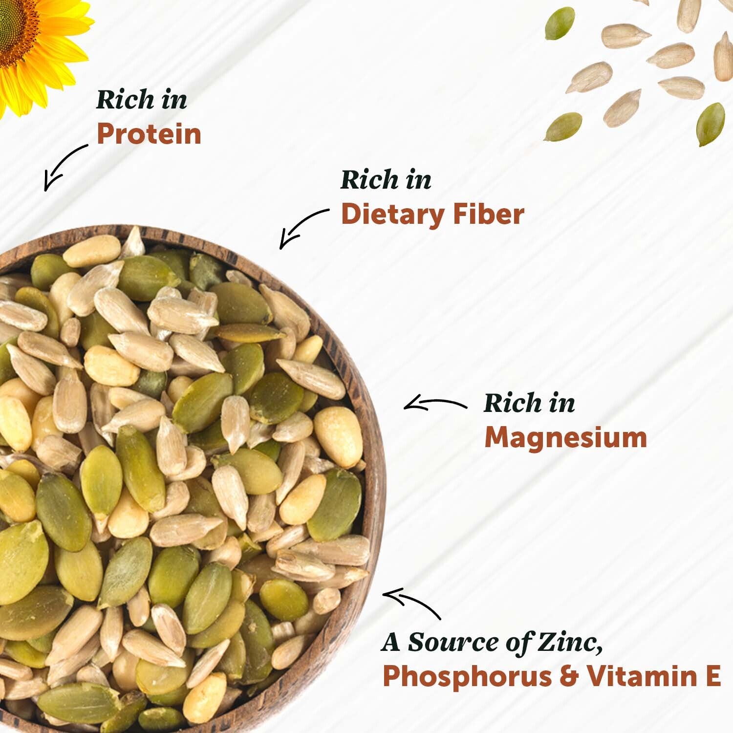 Protein Seeds Mix - Rich in Protein, Dietary Fiber, Magnesium image 3