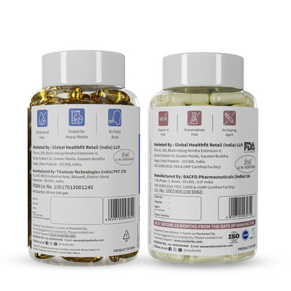Complete Beauty Combo: Fish Oil & Hair Skin Vitamins