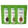 Organic Flax, Chia & Pumpkin Seeds Combo for Heart & Bone Health