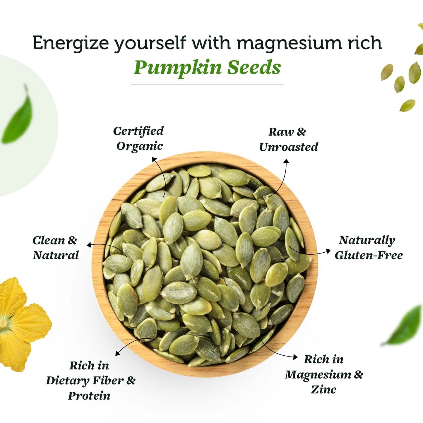 Pumpkin Seeds 200g For Optimal Health