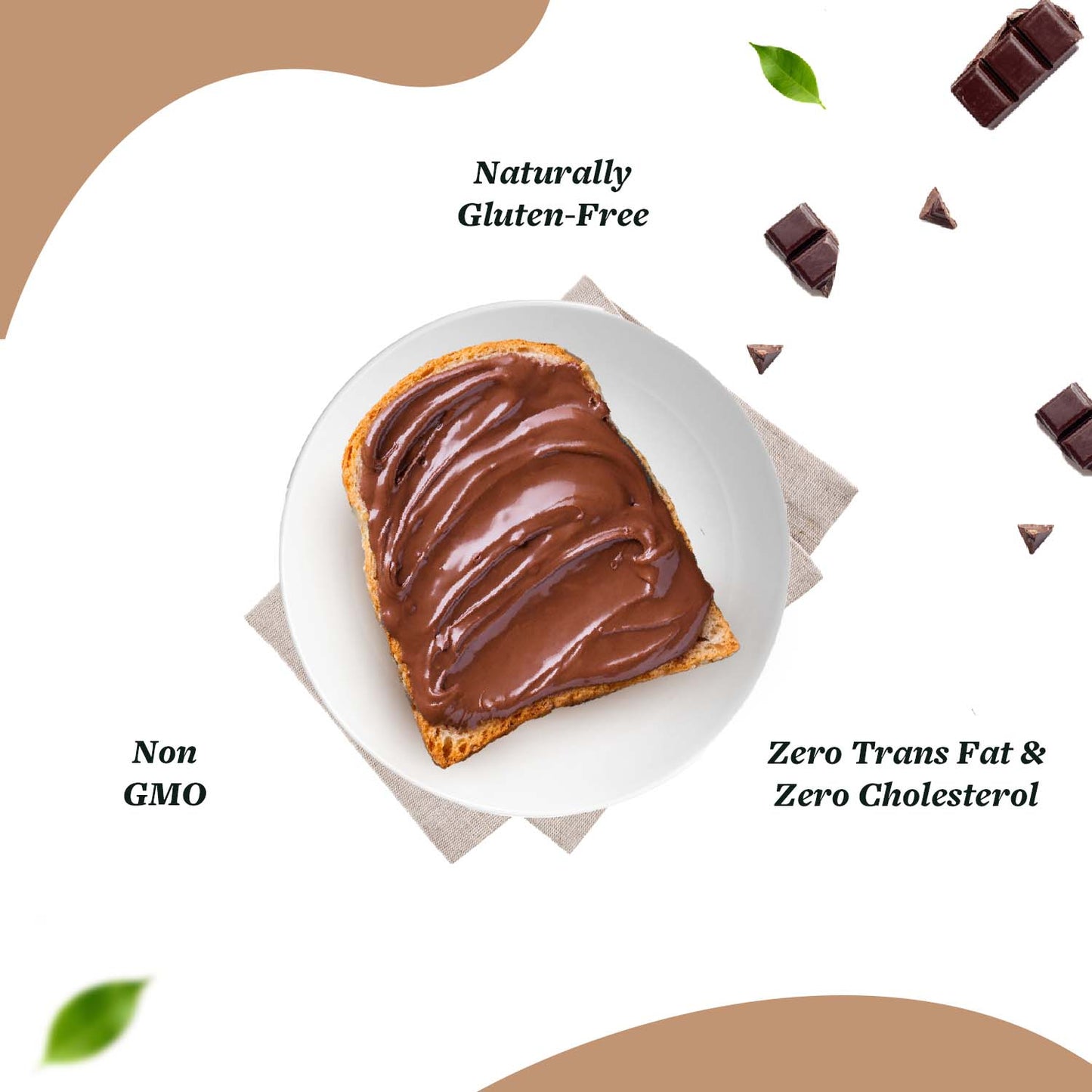 Creamy All Natural Peanut Butter (Dark Chocolate): Protein & Omega-3