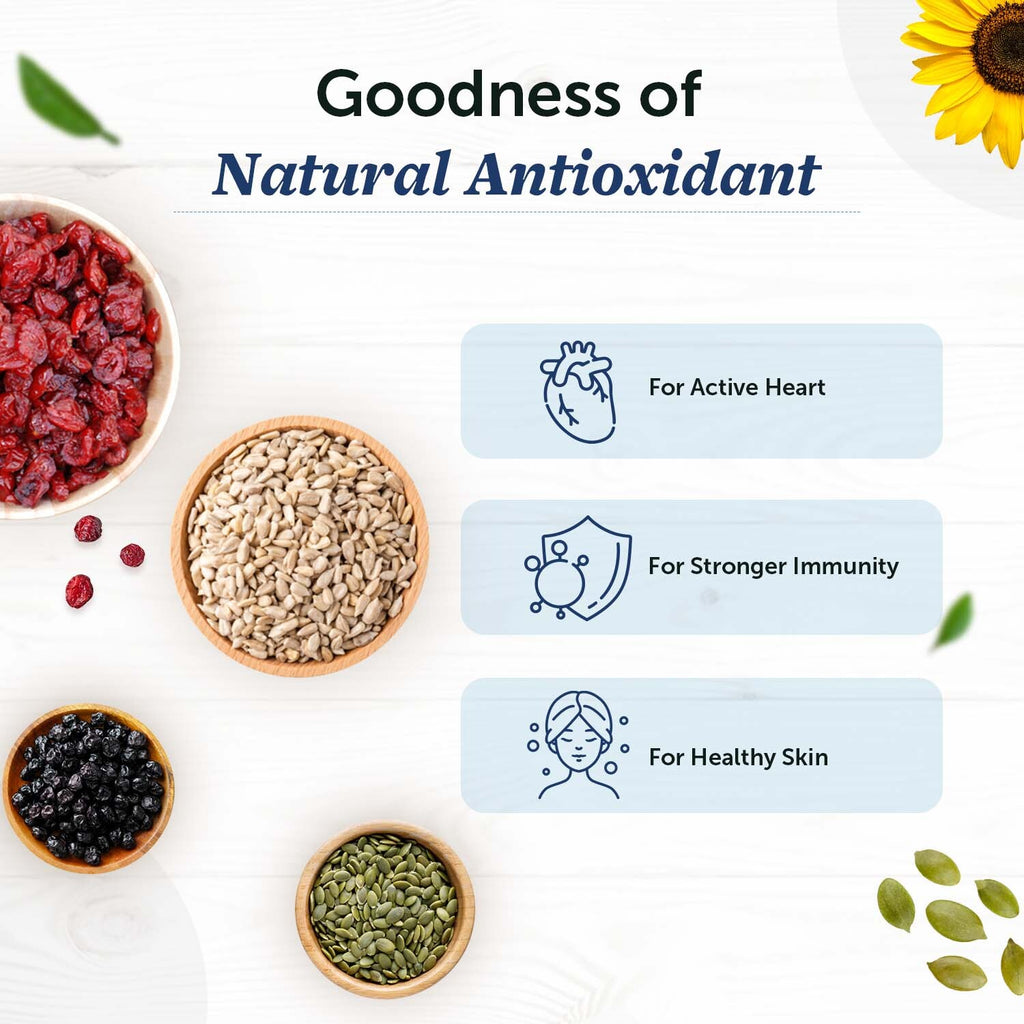Antioxidants Mix With Seeds and Berries Which Can Help You Feel Full and Manage Your Weight