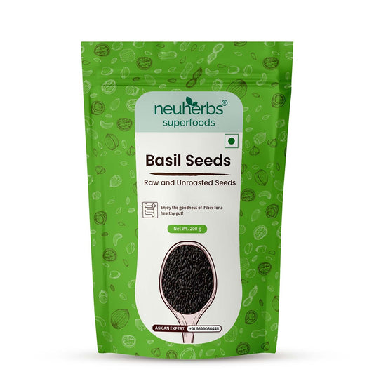 Unroasted Basil Seeds 200 g for Weight Loss & Digestion