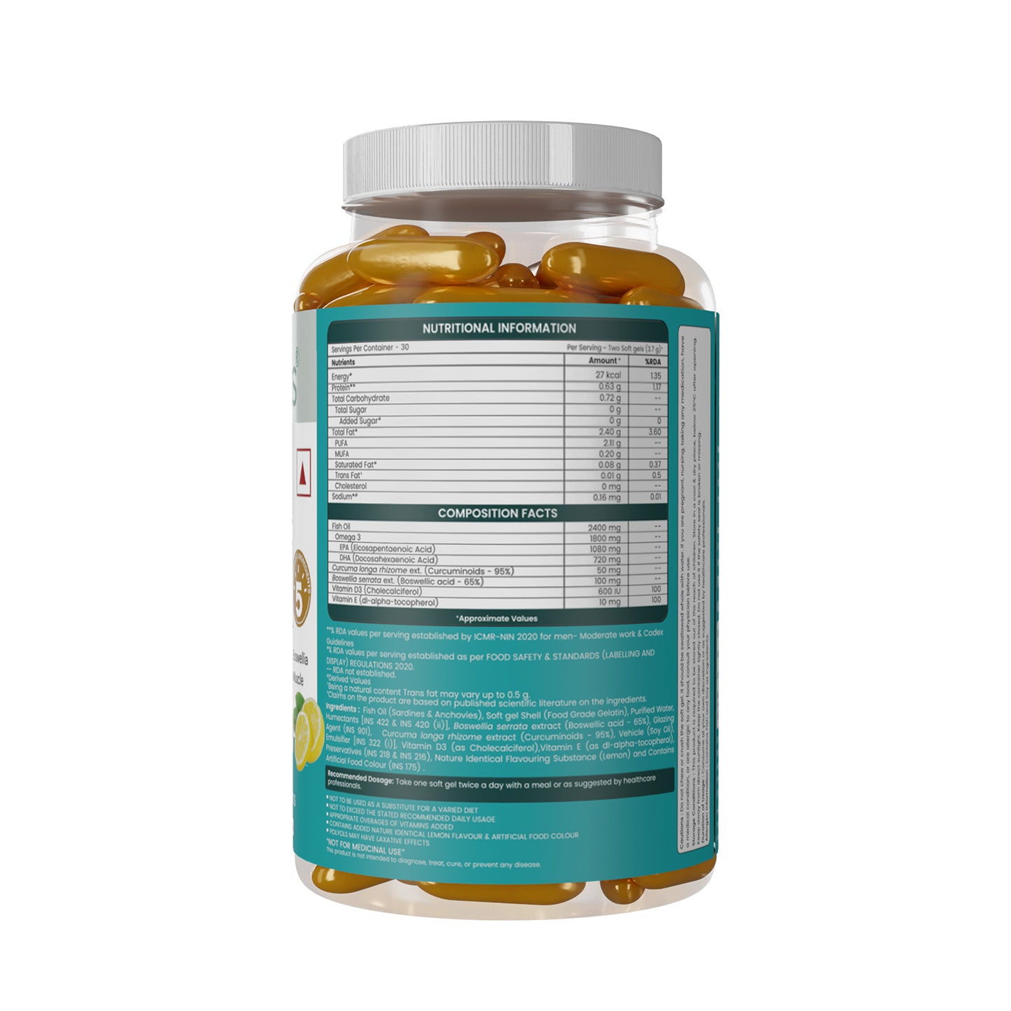 Nutritional Information of Gold Deep Sea Fish Oil