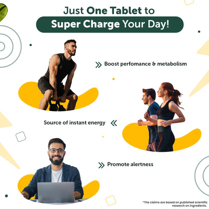 Green Coffee Instant Charge Tablets for Energy Boost