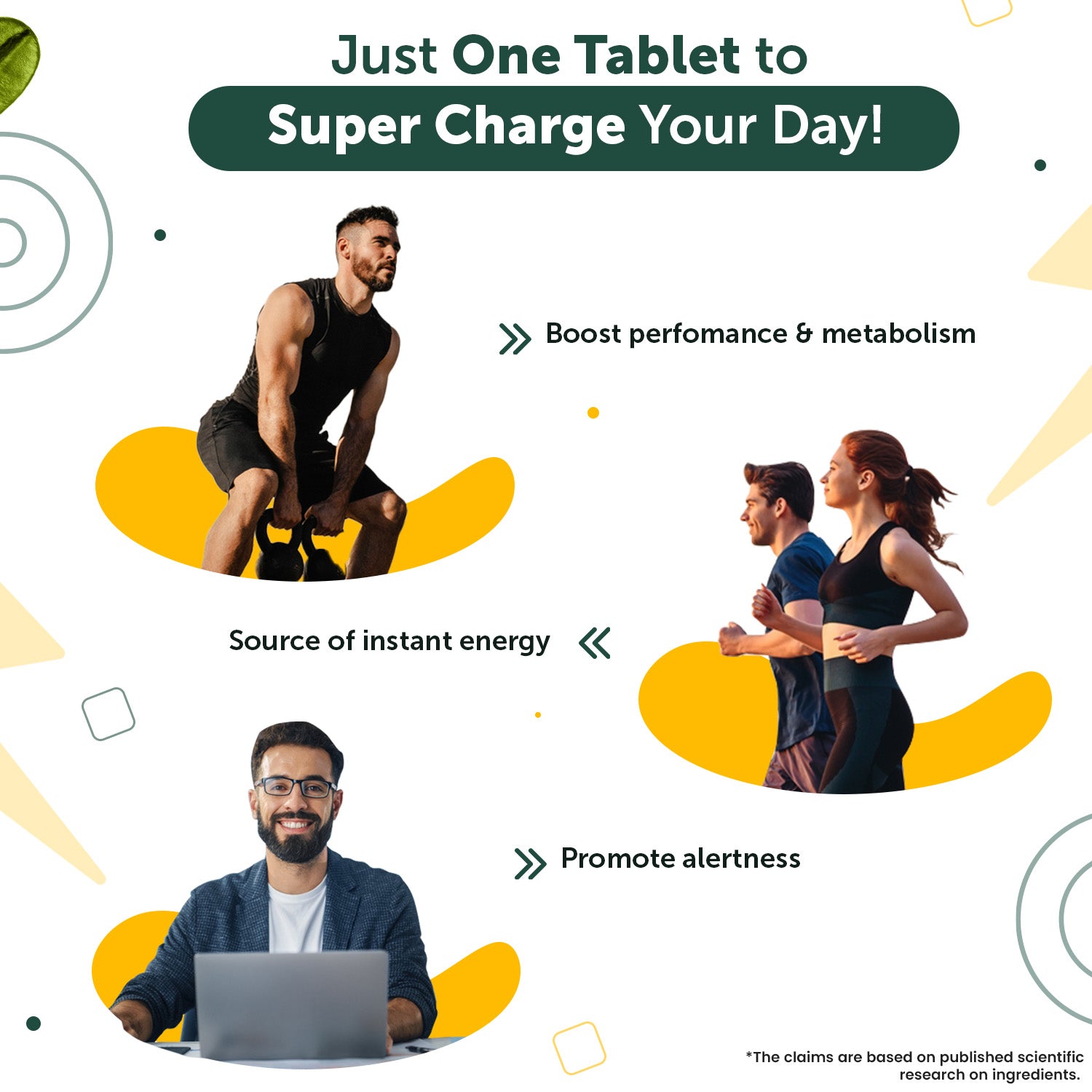 Green Coffee Instant Charge Tablets for Energy Boost image 3