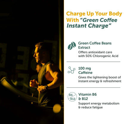 Green Coffee Instant Charge Tablets for Energy Boost