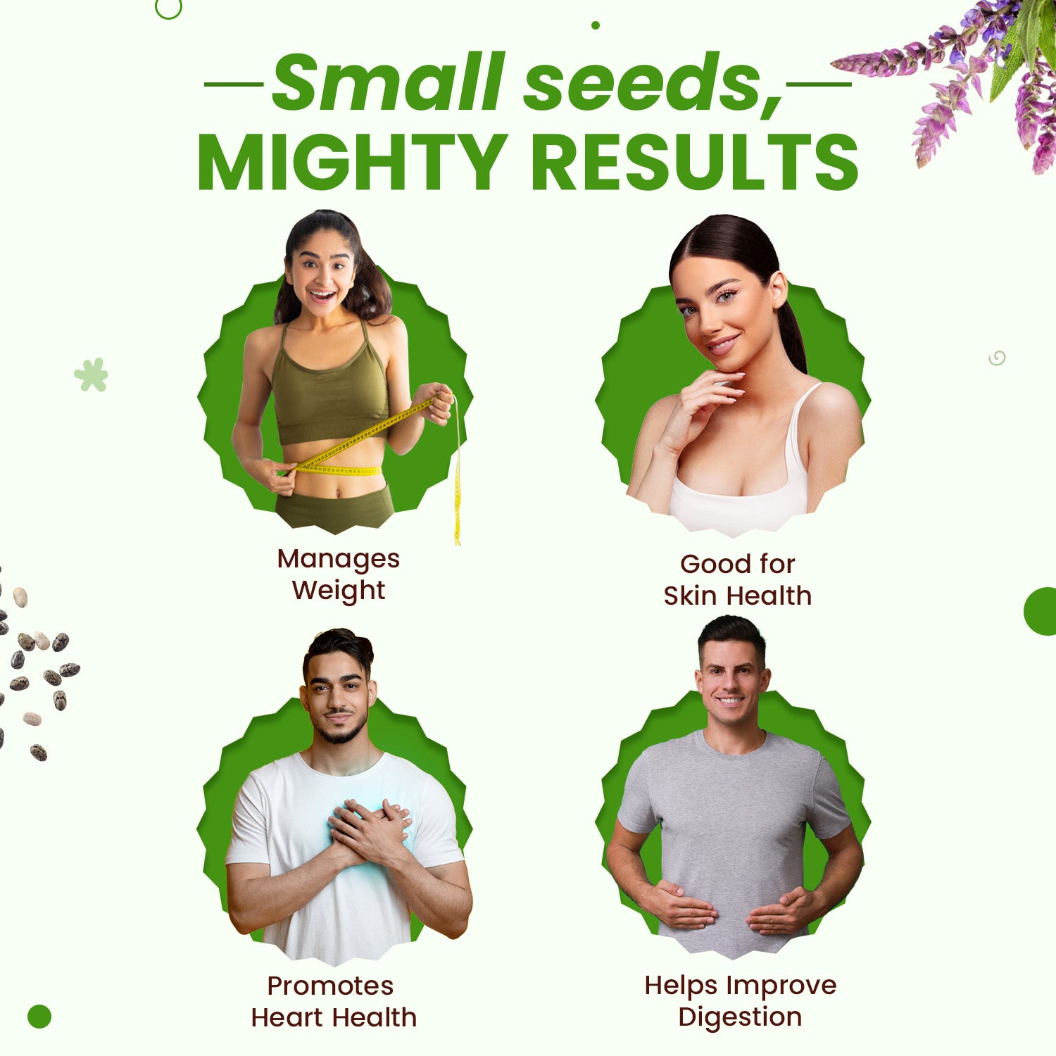 Organic Chia Seeds for Weight Loss & Boost Health image 2