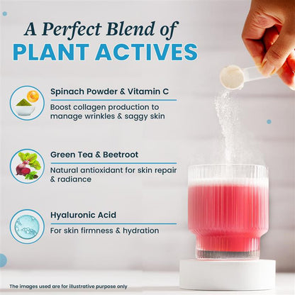 Skin Collagen Booster with Hyaluronic Acid for Skin Glow