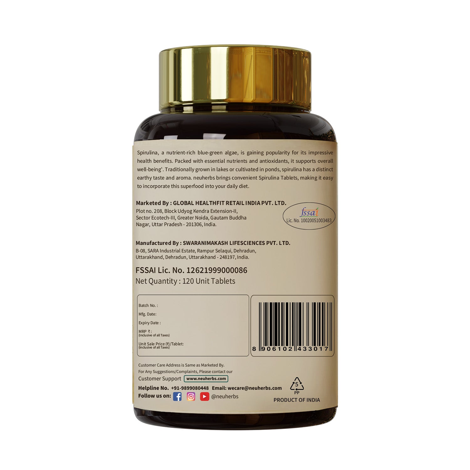 Organically Spirulina Tablets for High Energy, Immunity and Weight Management for Men and Women image 8