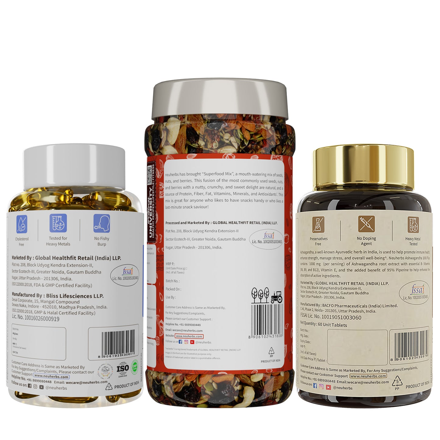 Heart Care & Stress Relief Combo with Superfood Mix Seeds