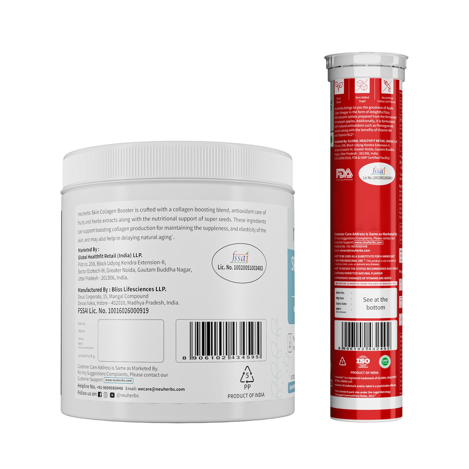 Beauty & Glow Combo - Skin Collagen Booster 105g & Apple Cider Vinegar 20 Tablets image 6